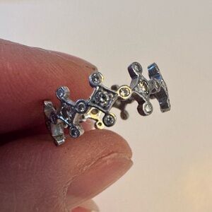 6K Cathy Waterman Platinum Diamond "Daisy" Wedding Eternity Ring -  44 diamonds